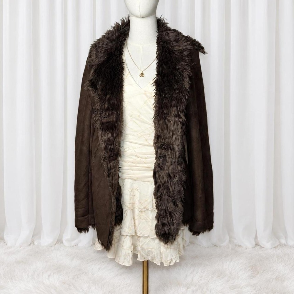 Y2K Studio by Liz Claiborne Brown Penny Lane Coat